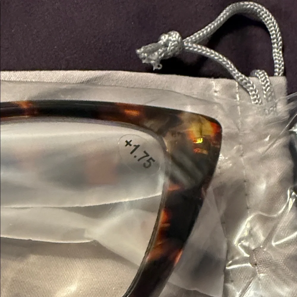 Eyeglasses Trio  Readers - 3 pack of +1.75 Joorti eyewear tortoise Oprah cat eye - Picture 12 of 12
